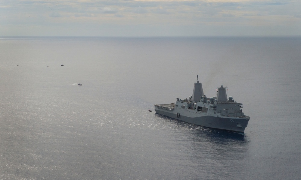 USS Anchorage conducts 1st Exploration Flight Test for the NASA Orion program