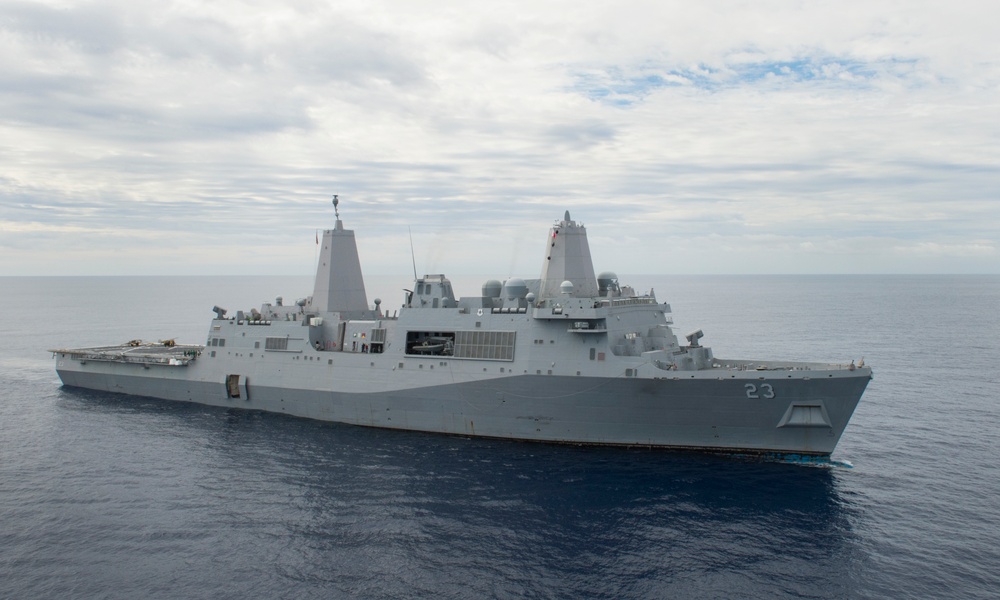 DVIDS - Images - USS Anchorage conducts 1st Exploration Flight Test for ...