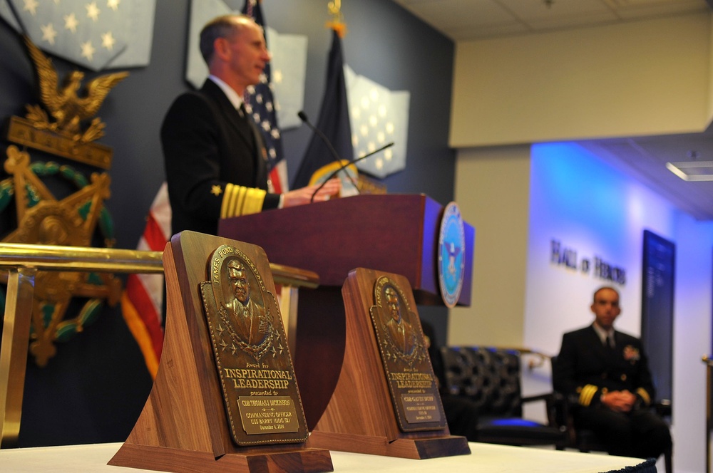 Vice Adm. James Stockdale Leadership Award ceremony