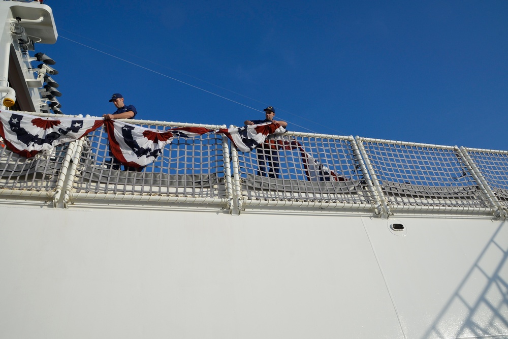 CGC Hamilton commissioning ceremony rehearsal