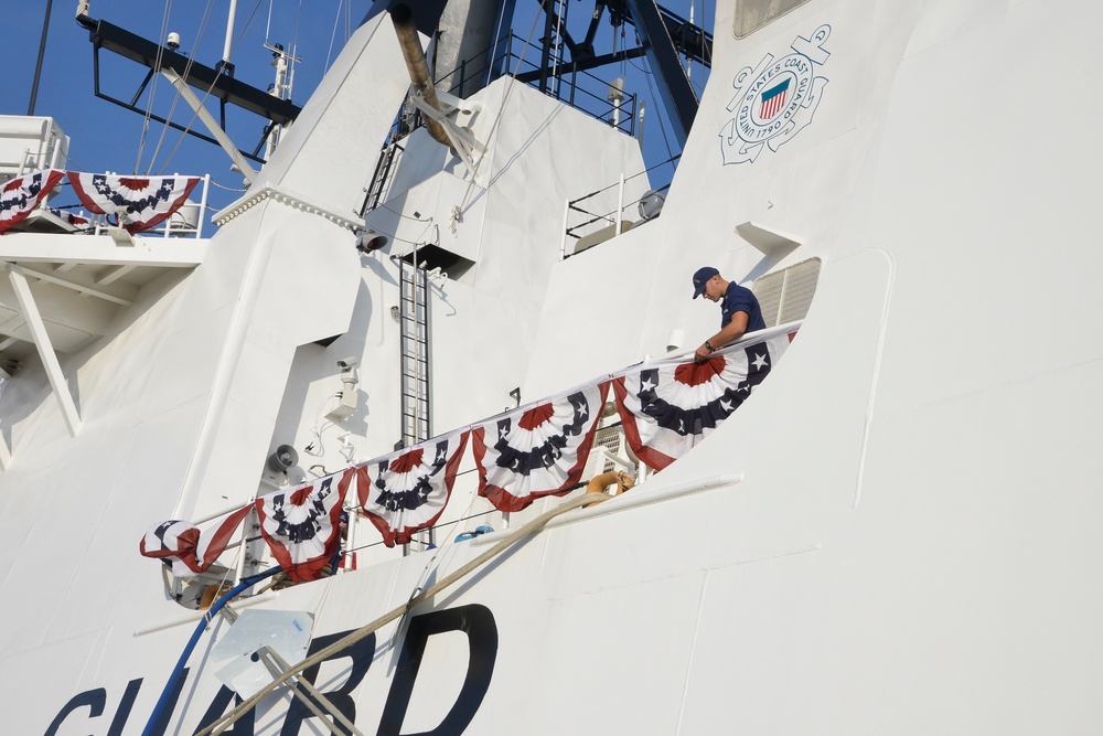 CGC Hamilton commissioning ceremony rehearsal