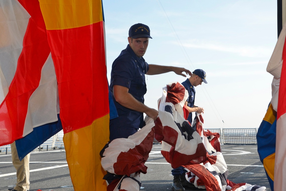 CGC Hamilton commissioning ceremony rehearsal