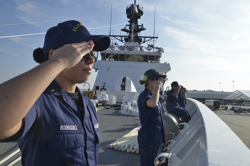 CGC Hamilton commissioning ceremony rehearsal