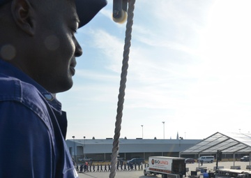 CGC Hamilton commissioning ceremony rehearsal