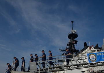 CGC Hamilton commissioning ceremony rehearsal