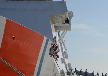 CGC Hamilton commissioning ceremony rehearsal