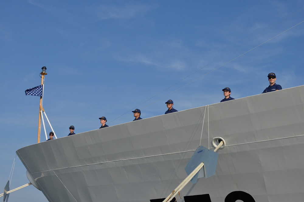 CGC Hamilton commissioning ceremony rehearsal