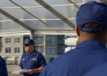 CGC Hamilton commissioning ceremony rehearsal