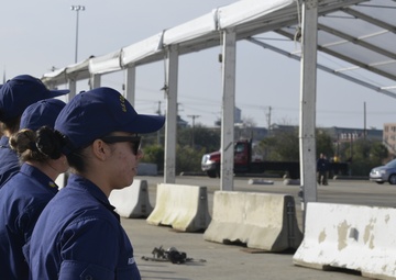 CGC Hamilton commissioning ceremony rehearsal