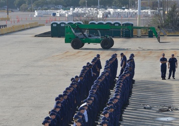 CGC Hamilton commissioning ceremony rehearsal