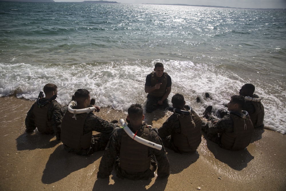 MCMAP instructor course tests Marines endurance on the beaches of Okinawa
