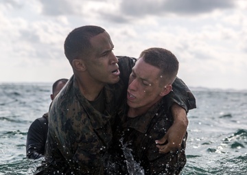 MCMAP instructor course tests Marines endurance on the beaches of Okinawa