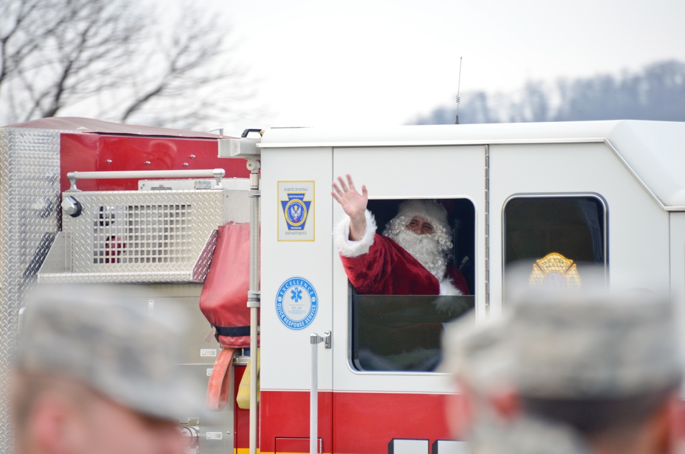 Santa Claus arrives at FTIG