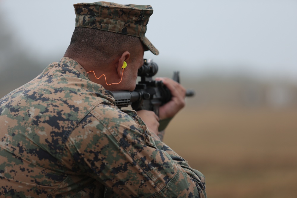 Marines take aim during intramurals