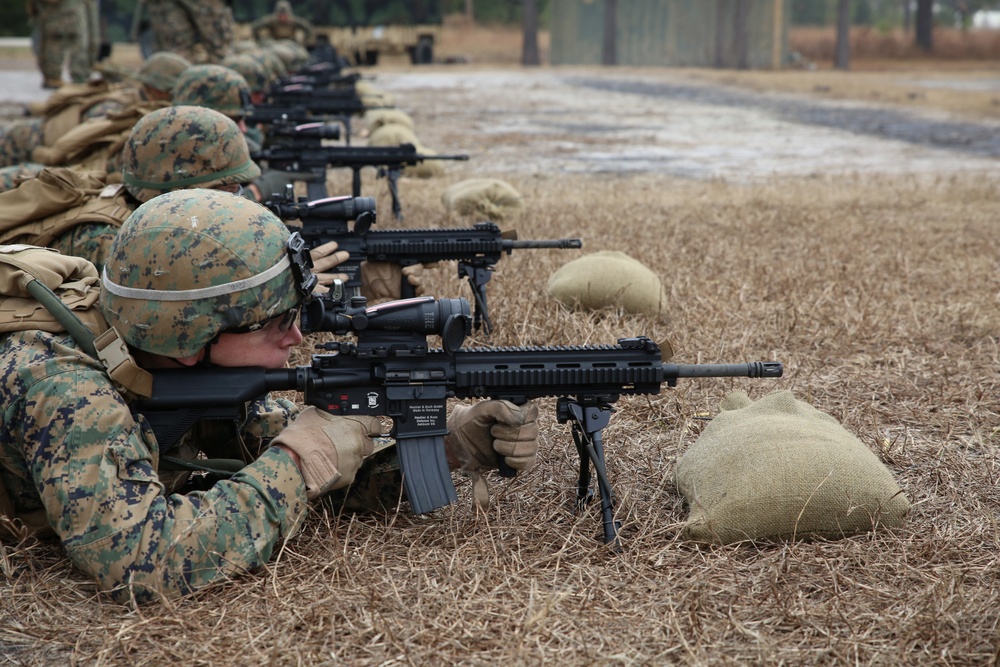 Integrated Task Force Marines drive home M27 IAR 101