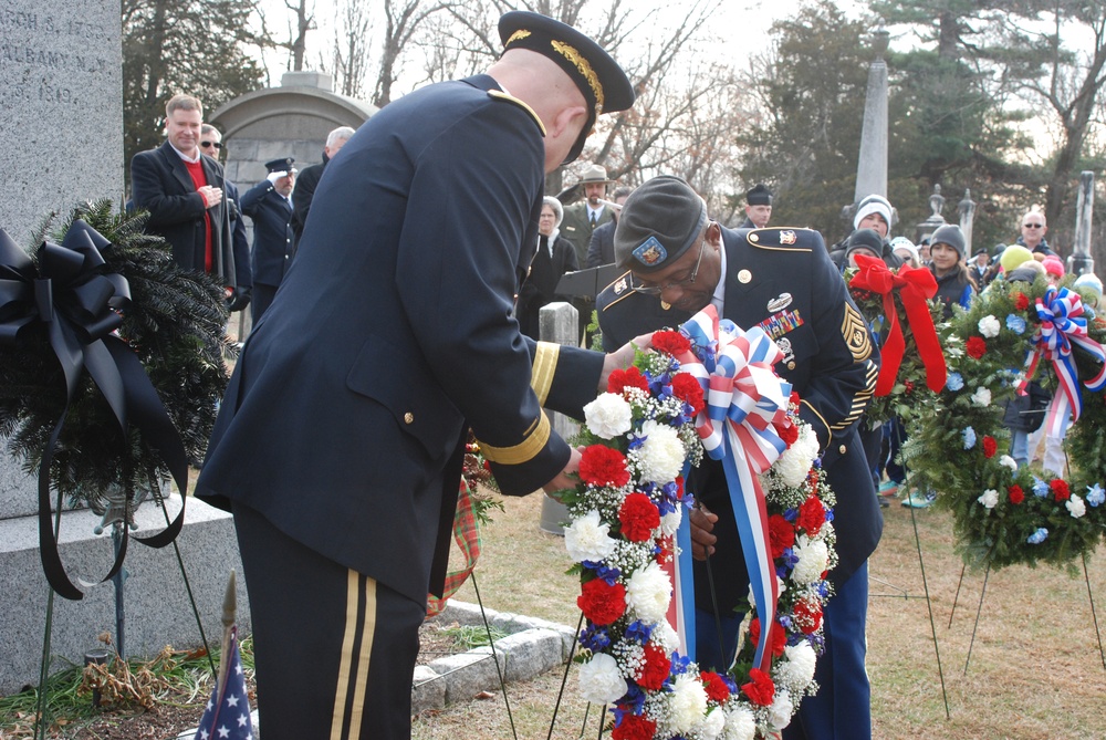 National Guard marks Martin Van Buren birth