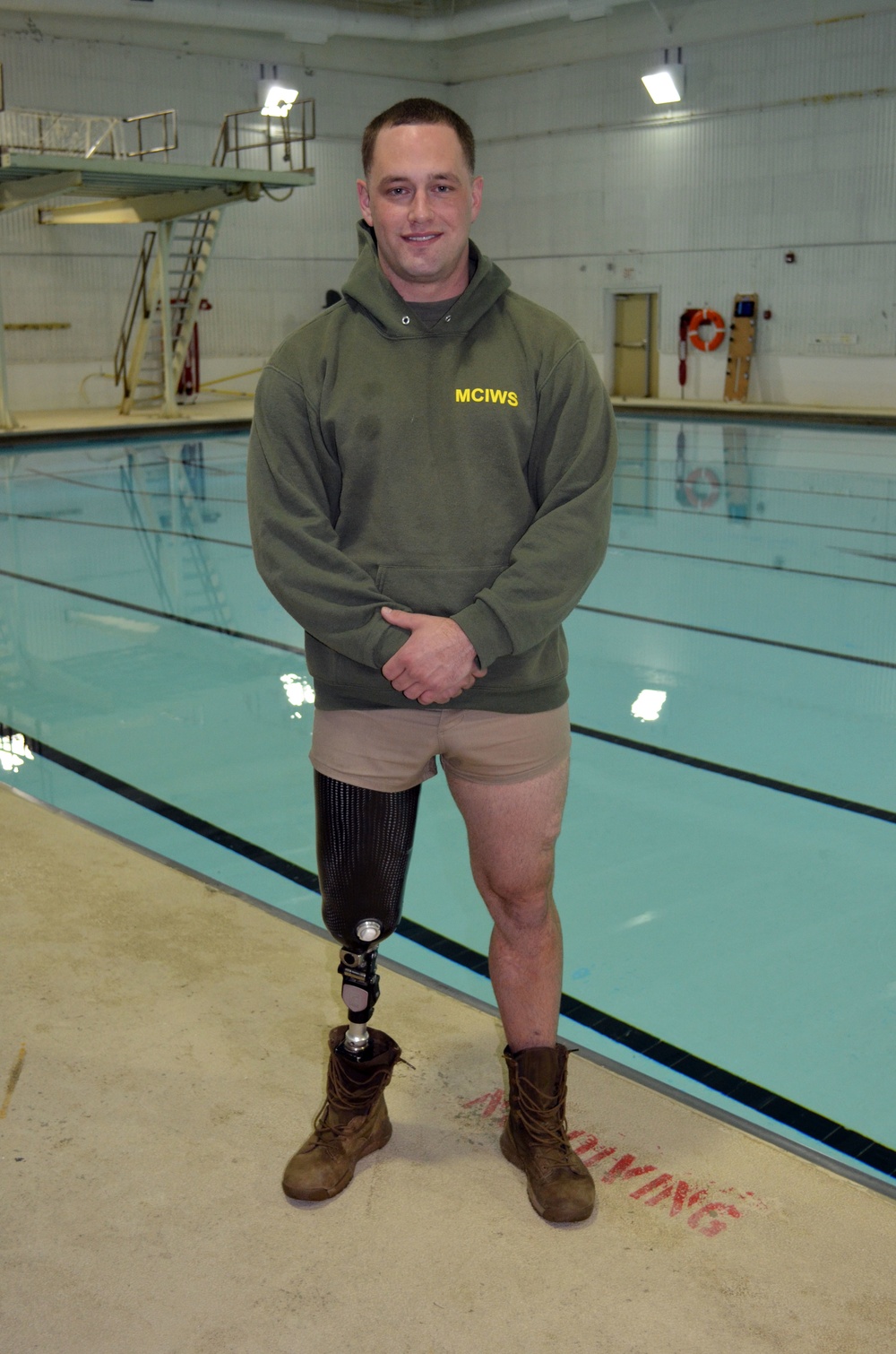 Marine staff sergeant becomes first amputee to graduate grueling swim course