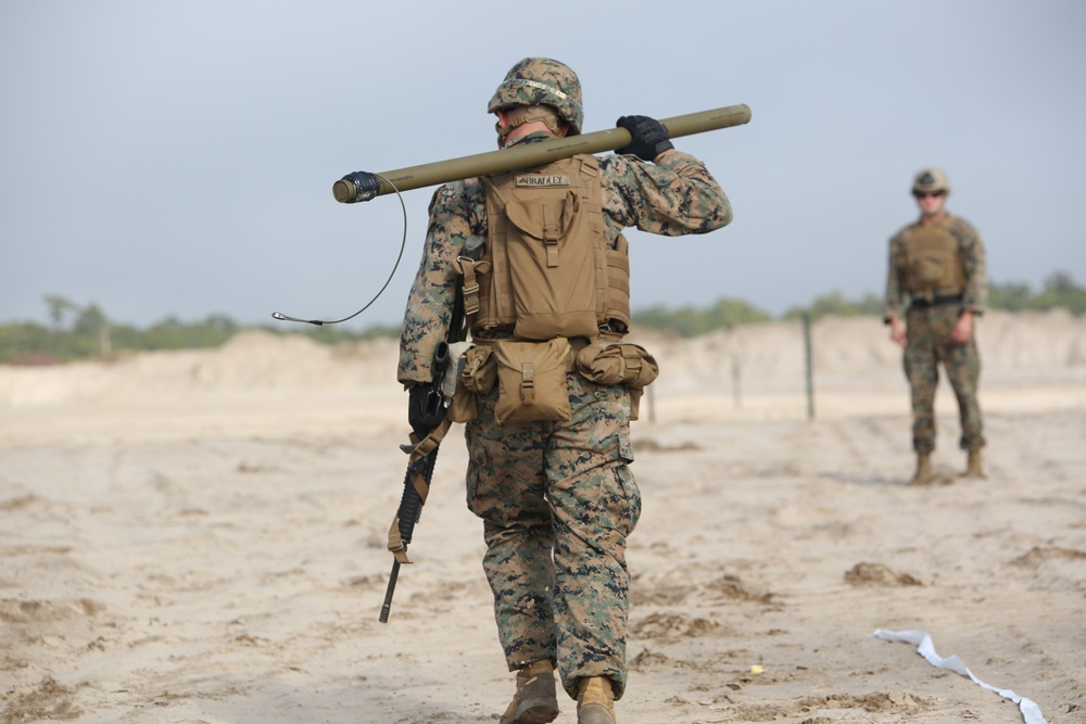 Integrated Task Force Engineer Platoon blows away assault breaching exercise