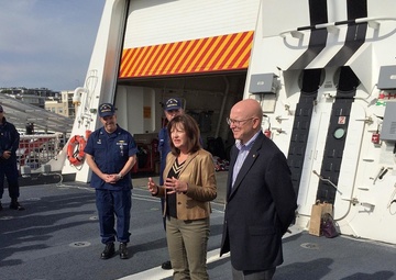 CGC Hamilton commissioning ceremony rehearsal
