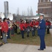Coast Guard Cutter Mackinaw commanding officer thanks area high school band for 'Welcome to Chicago' performance