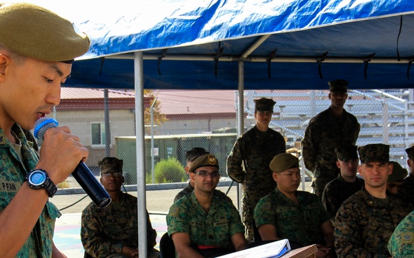 1/5 Marines, 7th SIB Team Up for Valient Mark