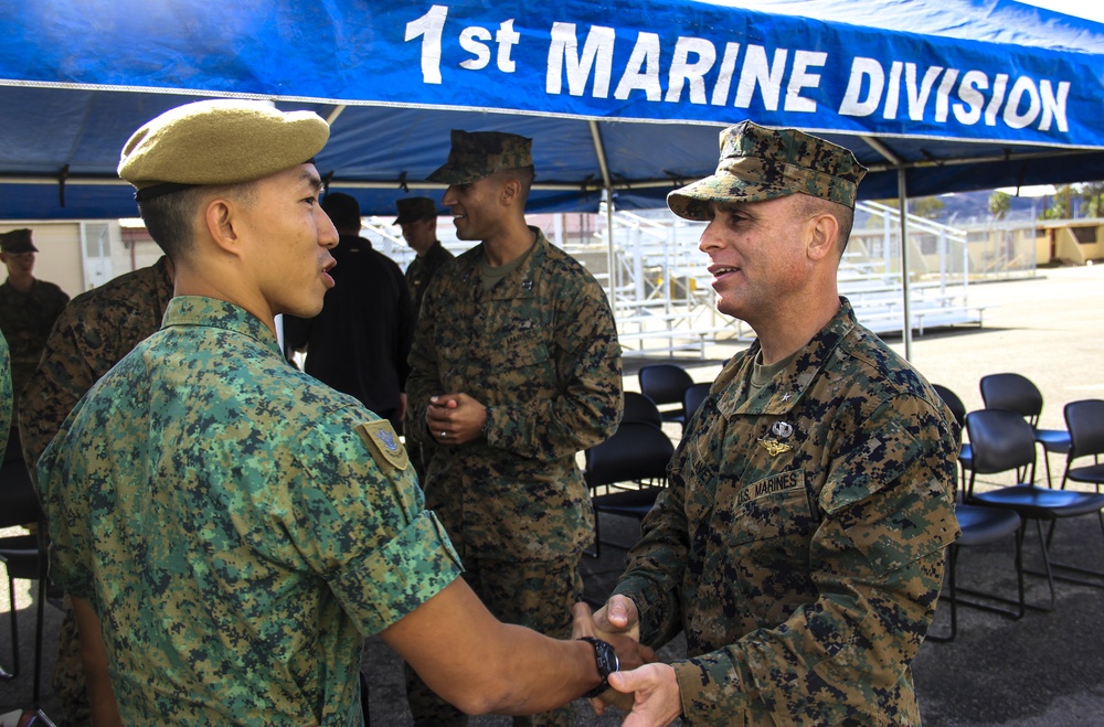 1/5 Marines, 7th SIB Team Up for Valient Mark