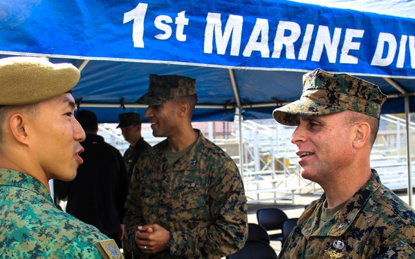 1/5 Marines, 7th SIB Team Up for Valient Mark