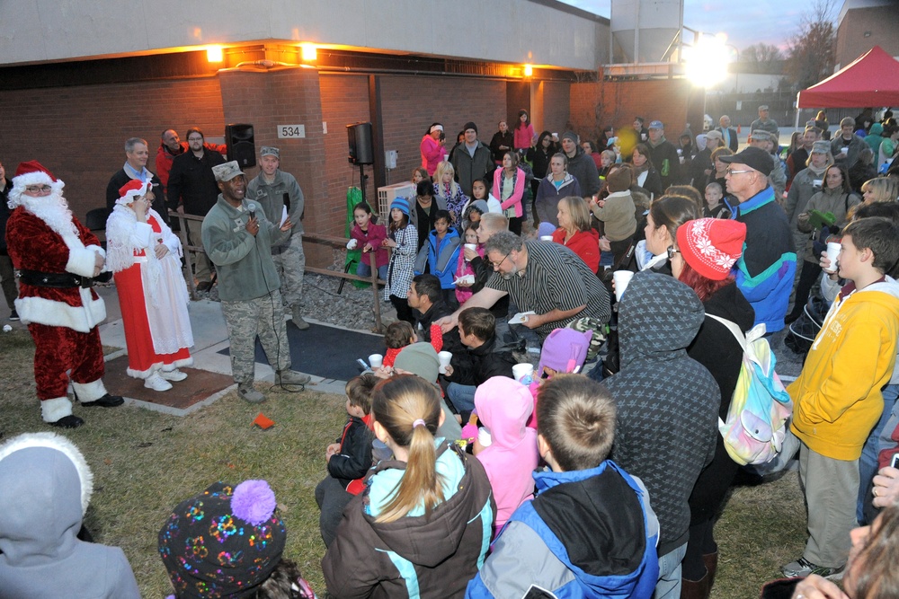 Christmas tree lighting event