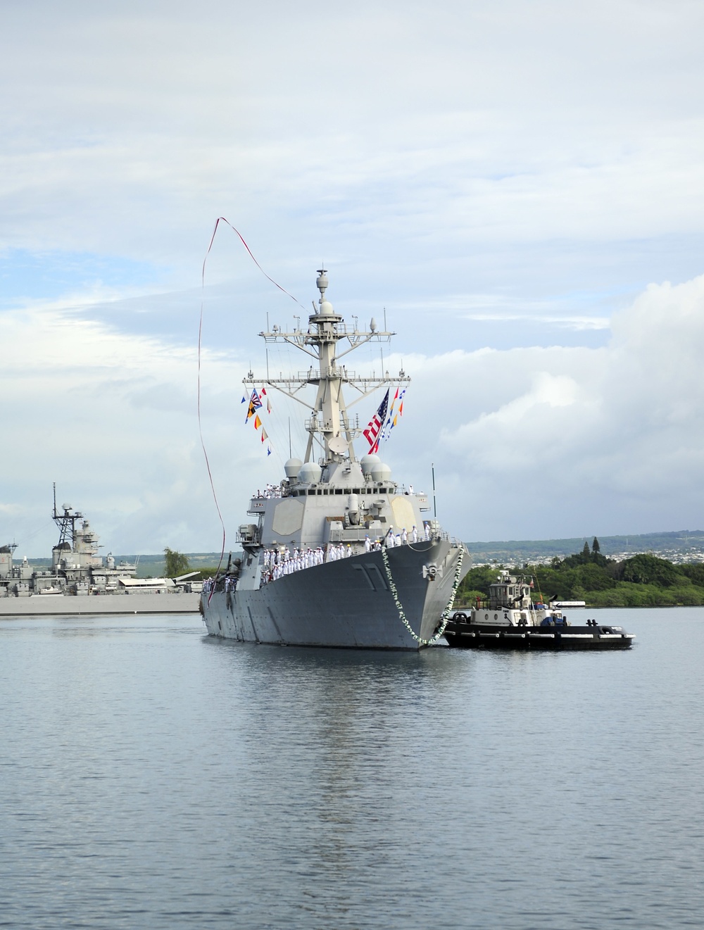 USS O'Kane (DDG 77) arrives at Joint Base Pearl Harbor-Hickam