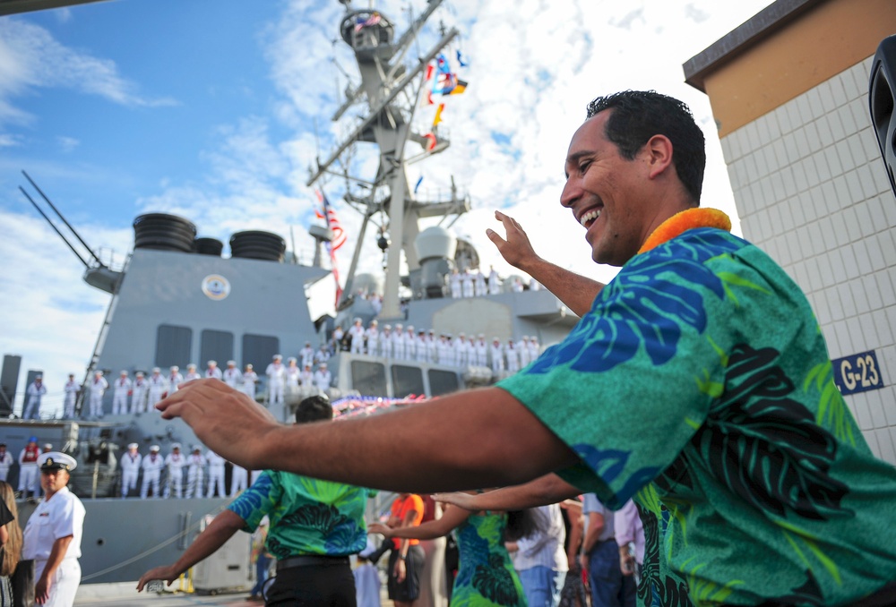 USS O'Kane (DDG 77) arrives at Joint Base Pearl Harbor-Hickam