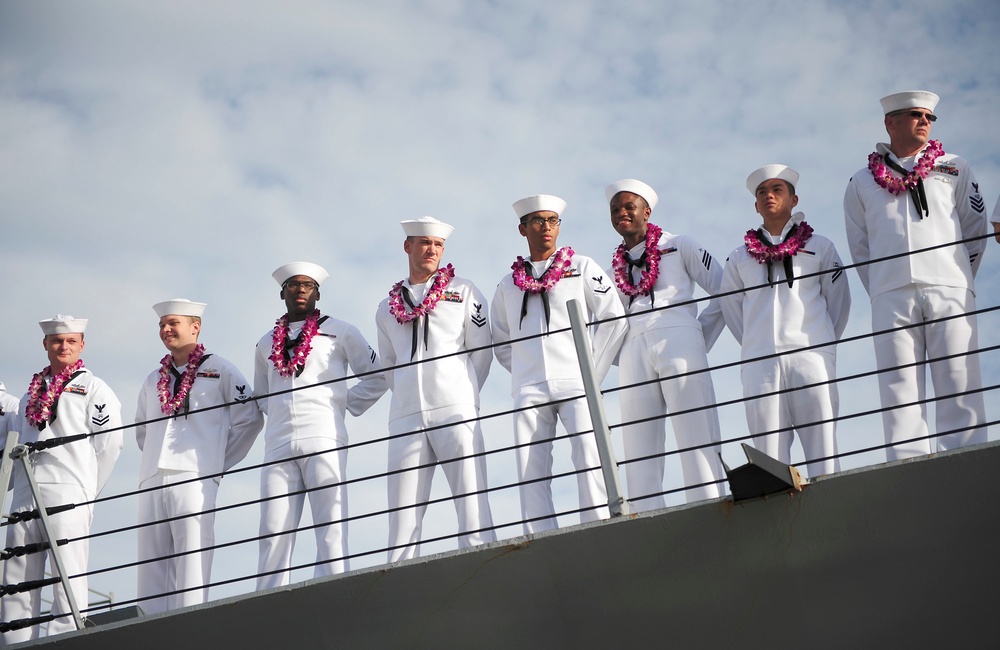 USS O'Kane (DDG 77) arrives at Joint Base Pearl Harbor-Hickam