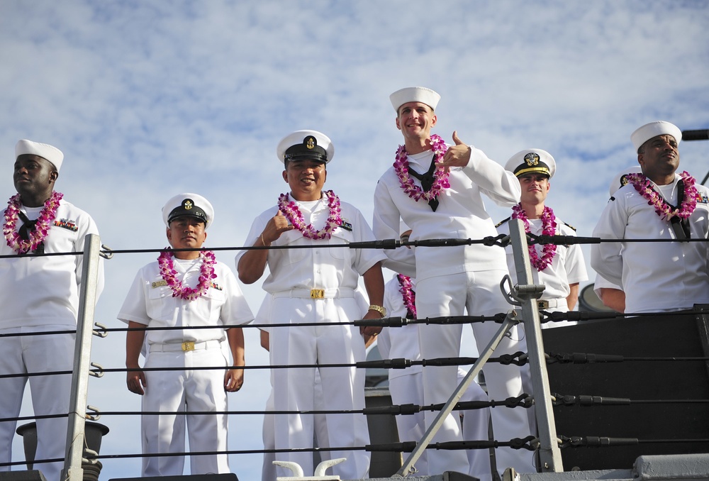 USS O'Kane (DDG 77) arrives at Joint Base Pearl Harbor-Hickam