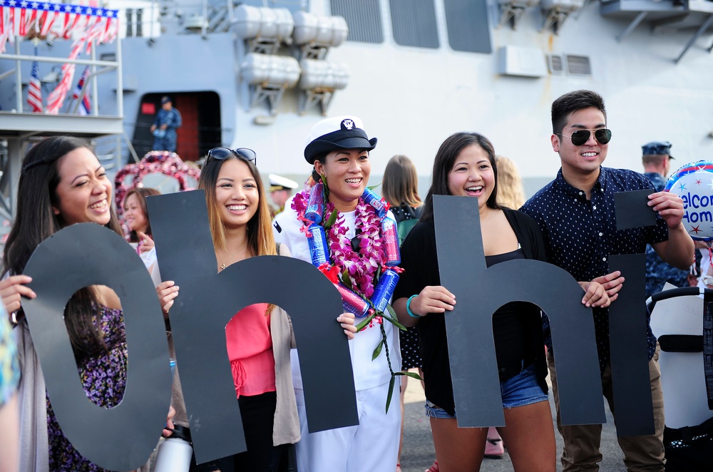 USS O'Kane (DDG 77) arrives at Joint Base Pearl Harbor-Hickam