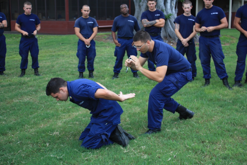 Coast Guard Cutter Rush conducts law enforcement training