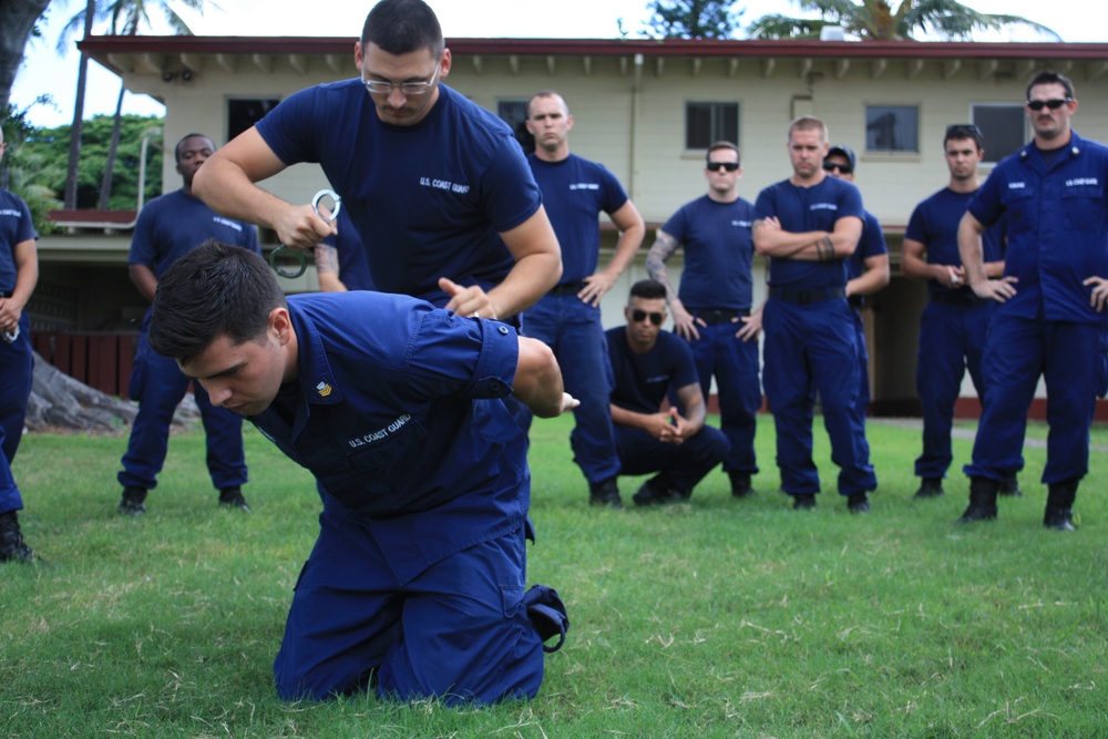 Coast Guard Cutter Rush conducts law enforcement training