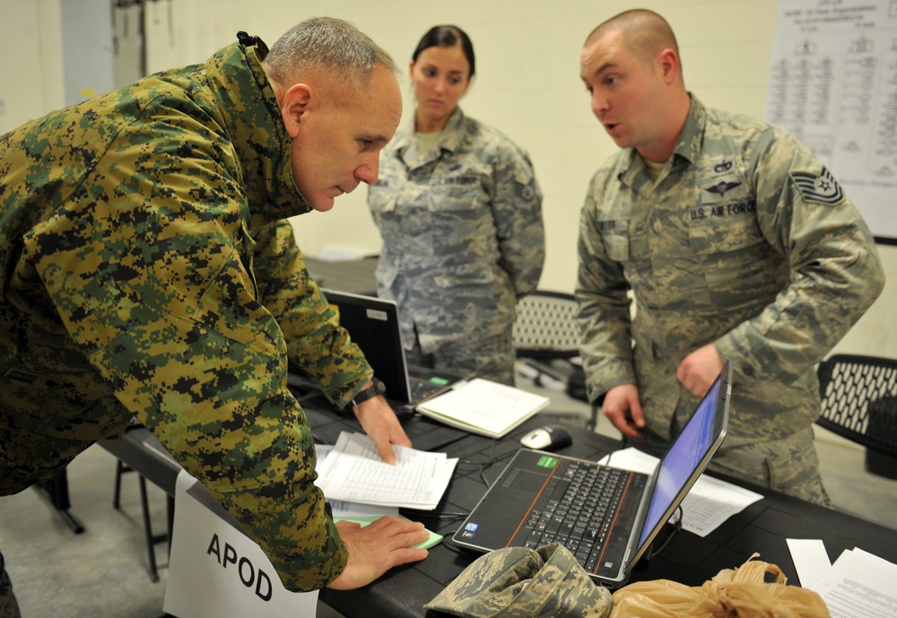 Joint Task Force Civil Support conducts mission command during Exercise Sudden Response 15