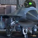 Osan crew chiefs prepare F-16 for flight