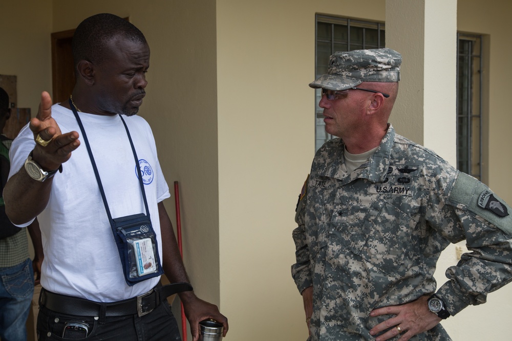 JFC-UA visits Sinje Ebola lab