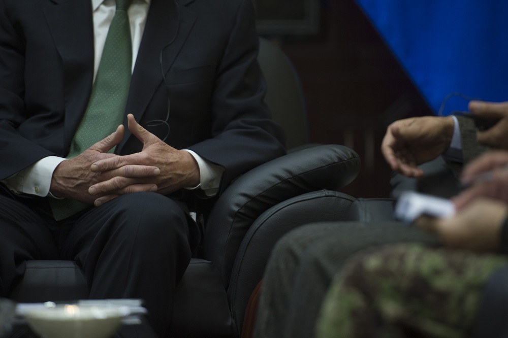Secretary of defense arrives in Afghanistan