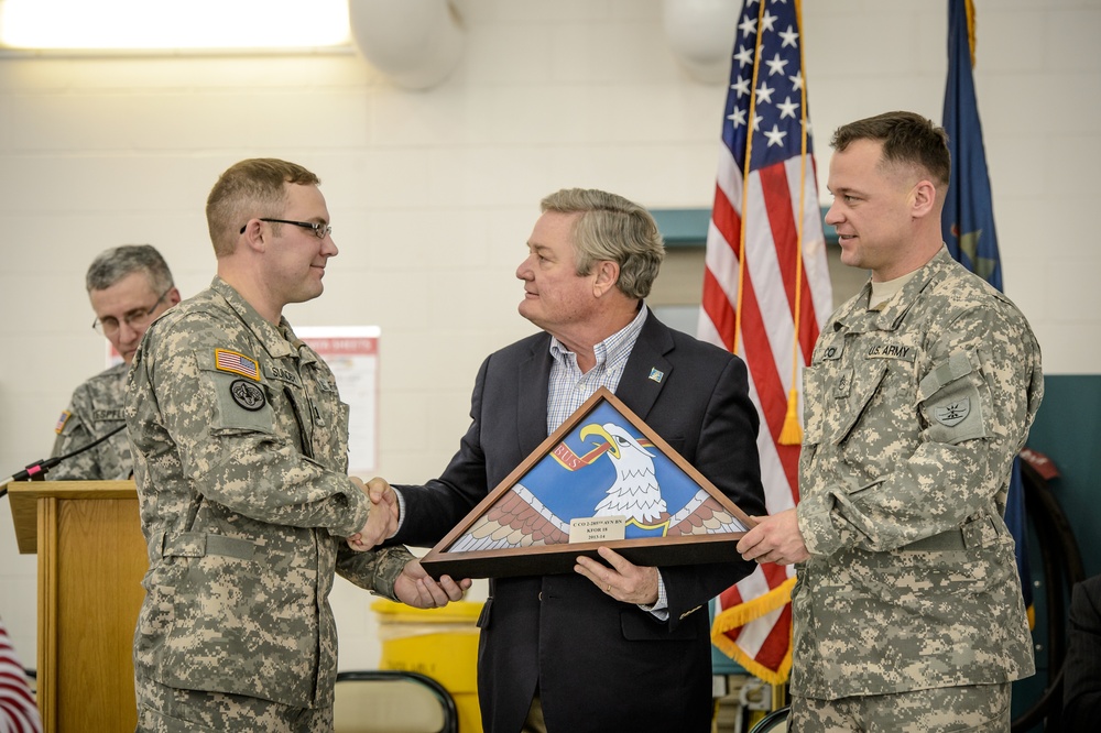 Aviation unit honored for Kosovo service