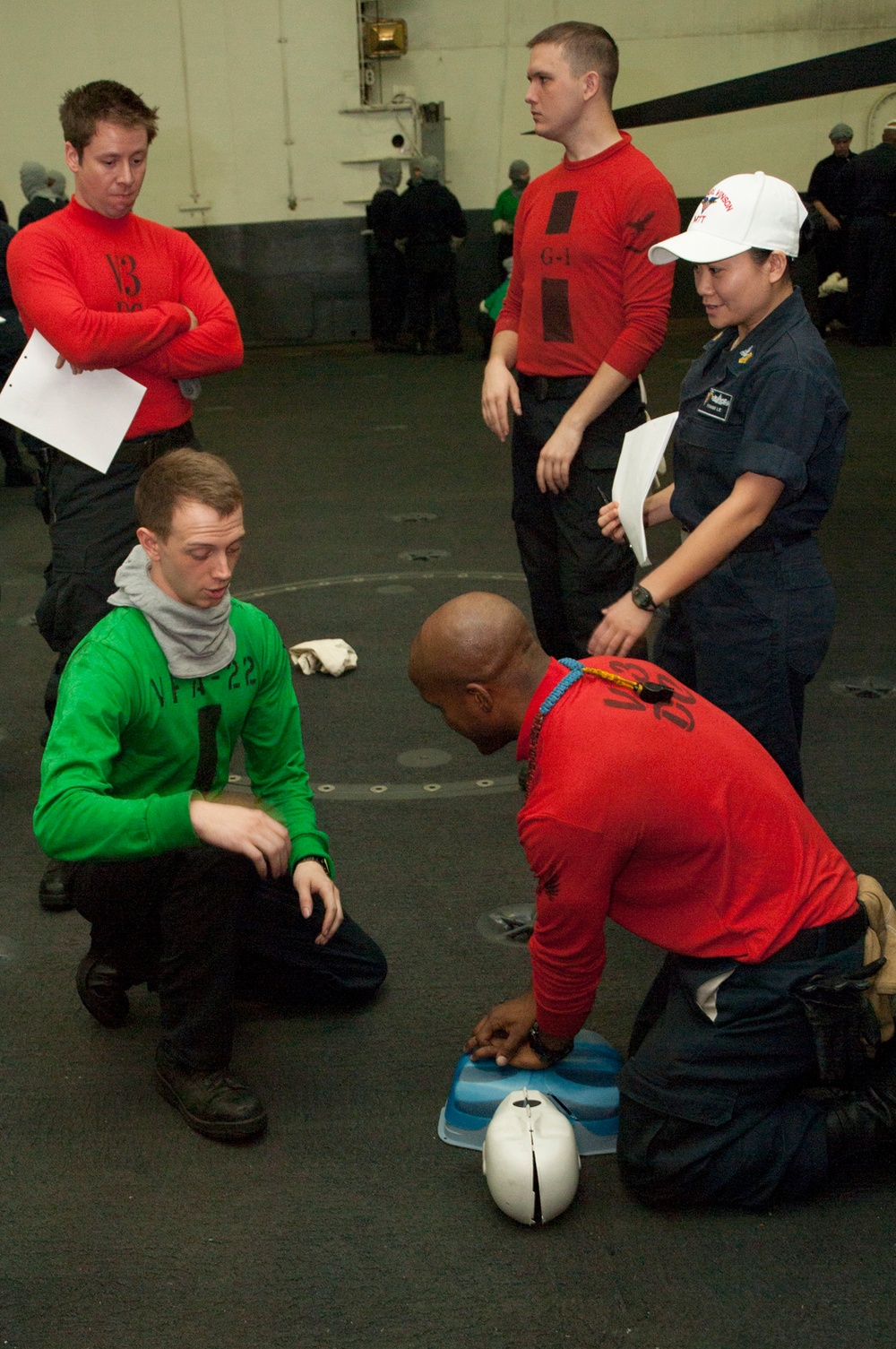 USS Carl Vinson general quarters drill