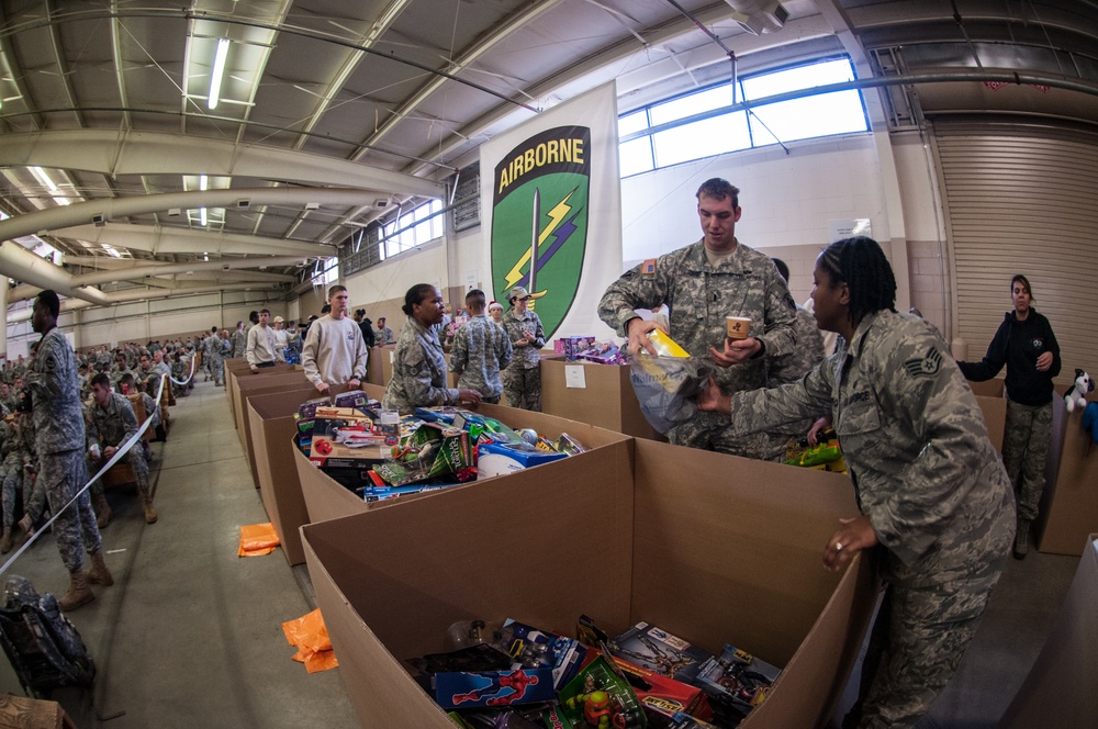 Paratroopers give back in Operation Toy Drop
