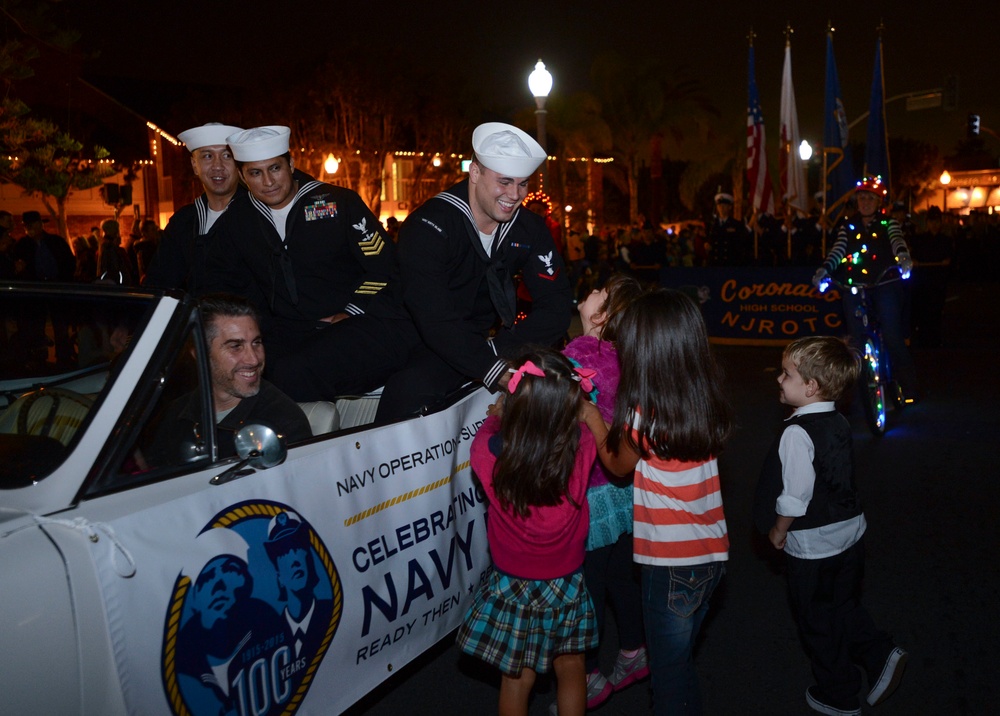 Sailors of the Year featured in 39th Annual Coronado Christmas Parade