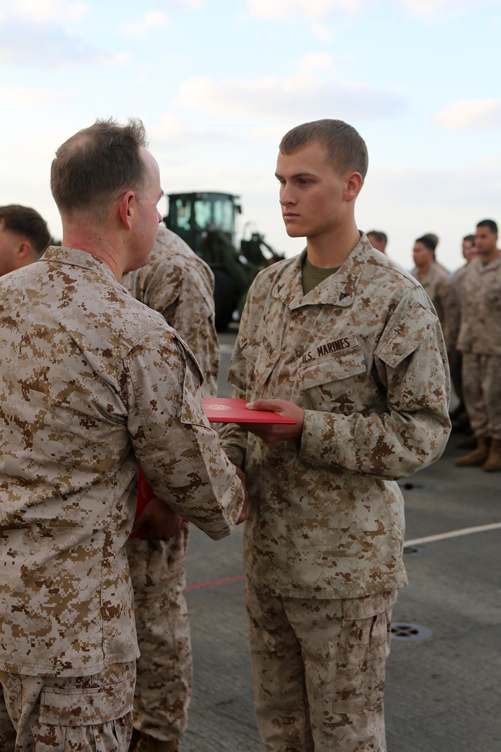 CLB-11 Marines awarded for actions during deployment with USS Comstock