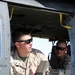 Echo Co. Marines get acquainted with Blackhawks