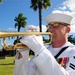 CPO Knight ash scattering ceremony at USS Utah Memorial