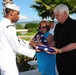 CPO Knight ash scattering ceremony at USS Utah Memorial