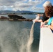 CPO Knight ash scattering ceremony at USS Utah Memorial