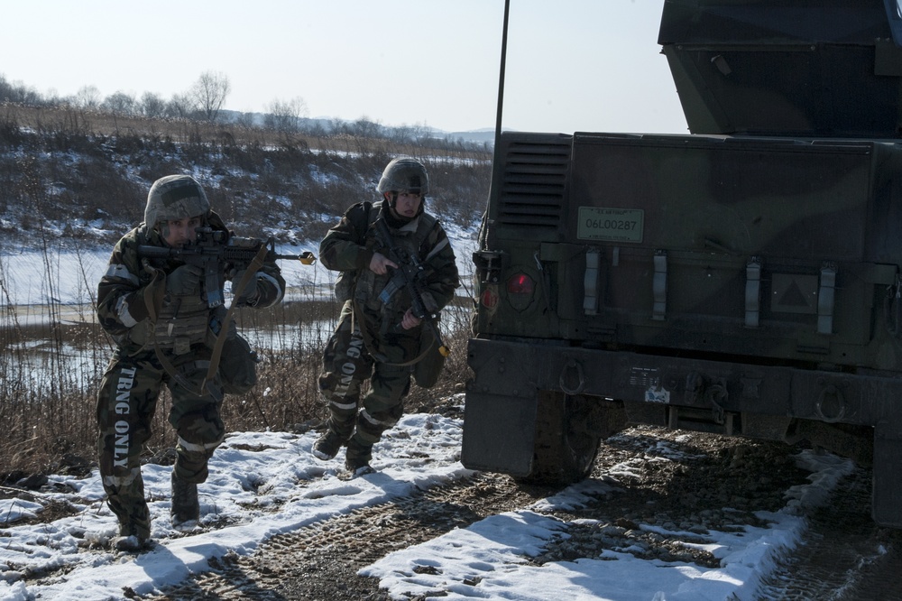 Security Forces Airmen defend Osan Air Base