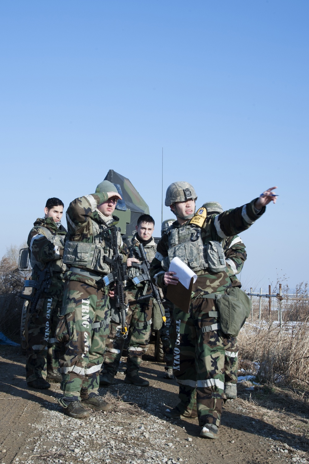 Security Forces Airmen defend Osan Air Base
